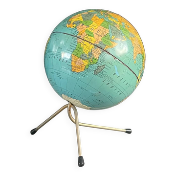 Small vintage globe, Taride maps