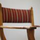 Vintage 1960s Brutalist Kurul Armchairs in Oak - style of Henning Kjærnulf