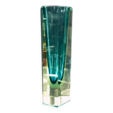 Faceted Murano 'Sommerso' Glass Vase Attributed to Mandruzzato, circa 1960-1969