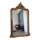 Antique Louis Philippe mirror with a pediment.