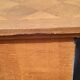 Meuble enfilade vintage bois mélamine année 50 pieds compas