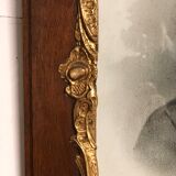 Old frame wood and gold