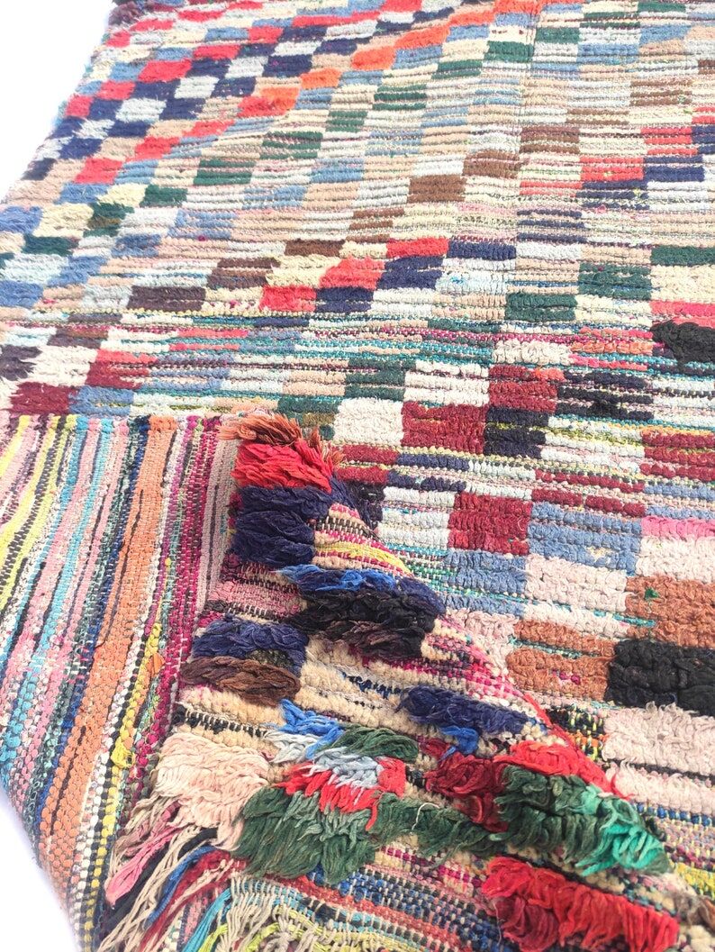 Carpet berbere boucherouite 194x108cm