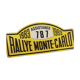 Plaque en aluminium rallye Monte-carlo assistance 787
