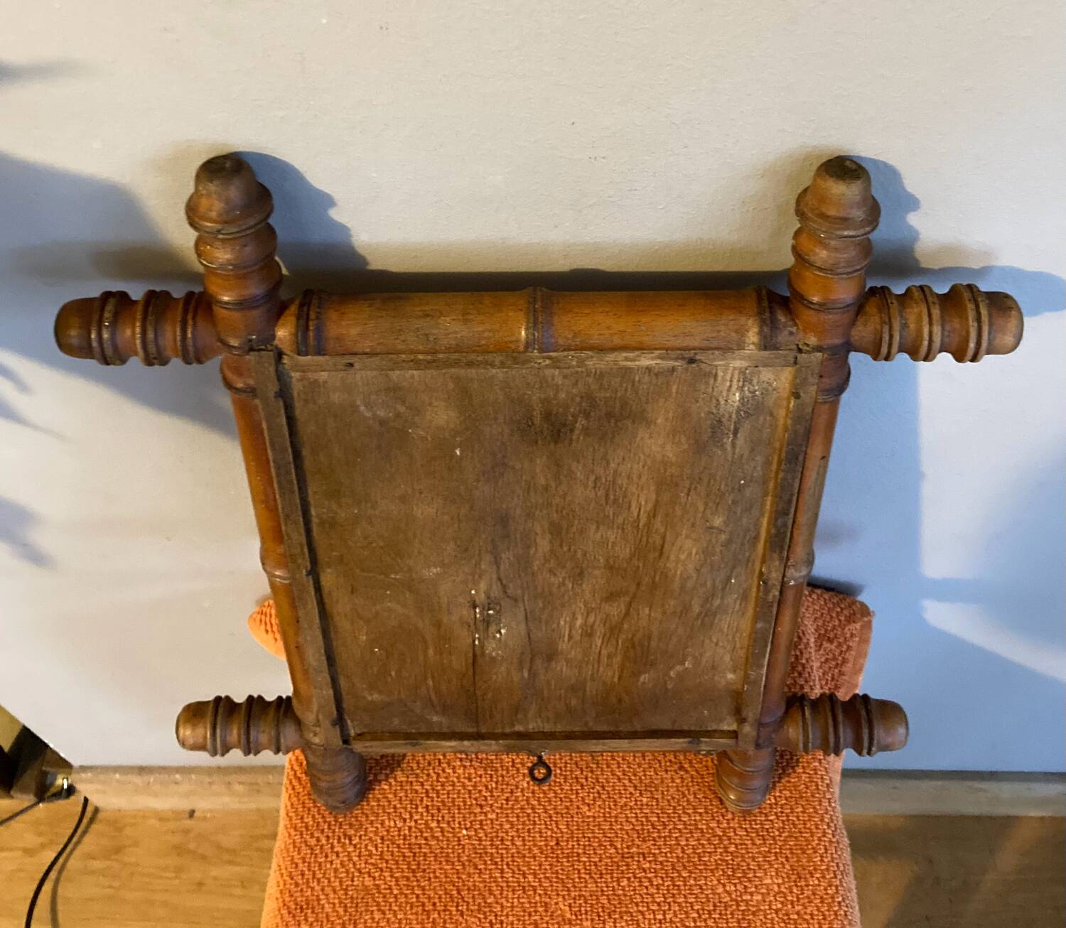 19th century bamboo mirror