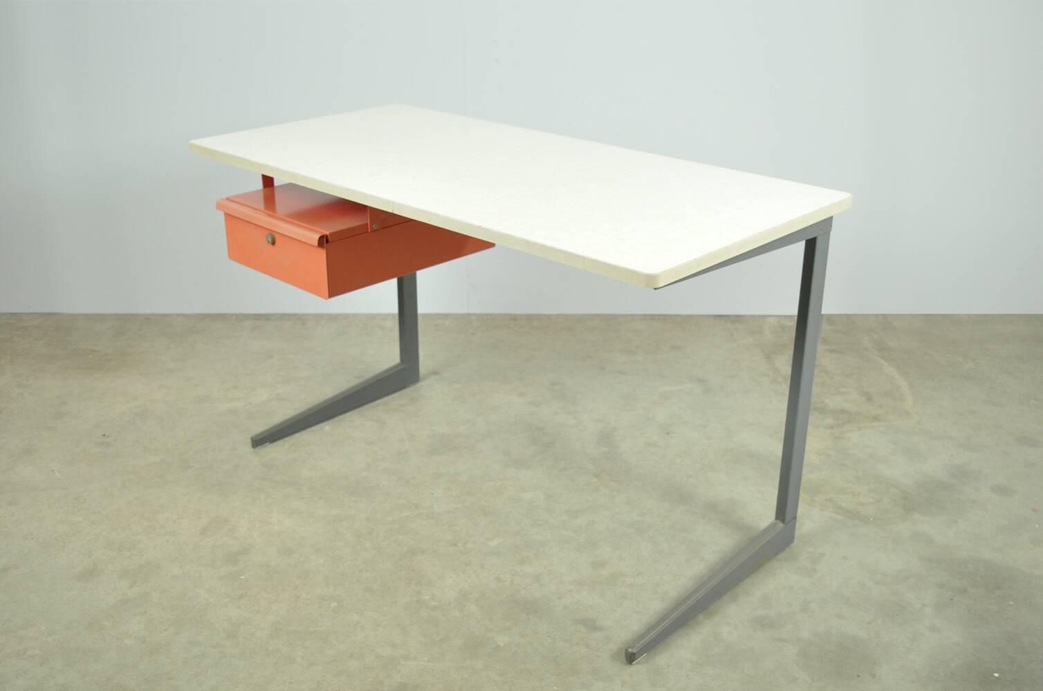 vintage industrial Result desk by Friso Kramer for Ahrend, 1950s Netherlands