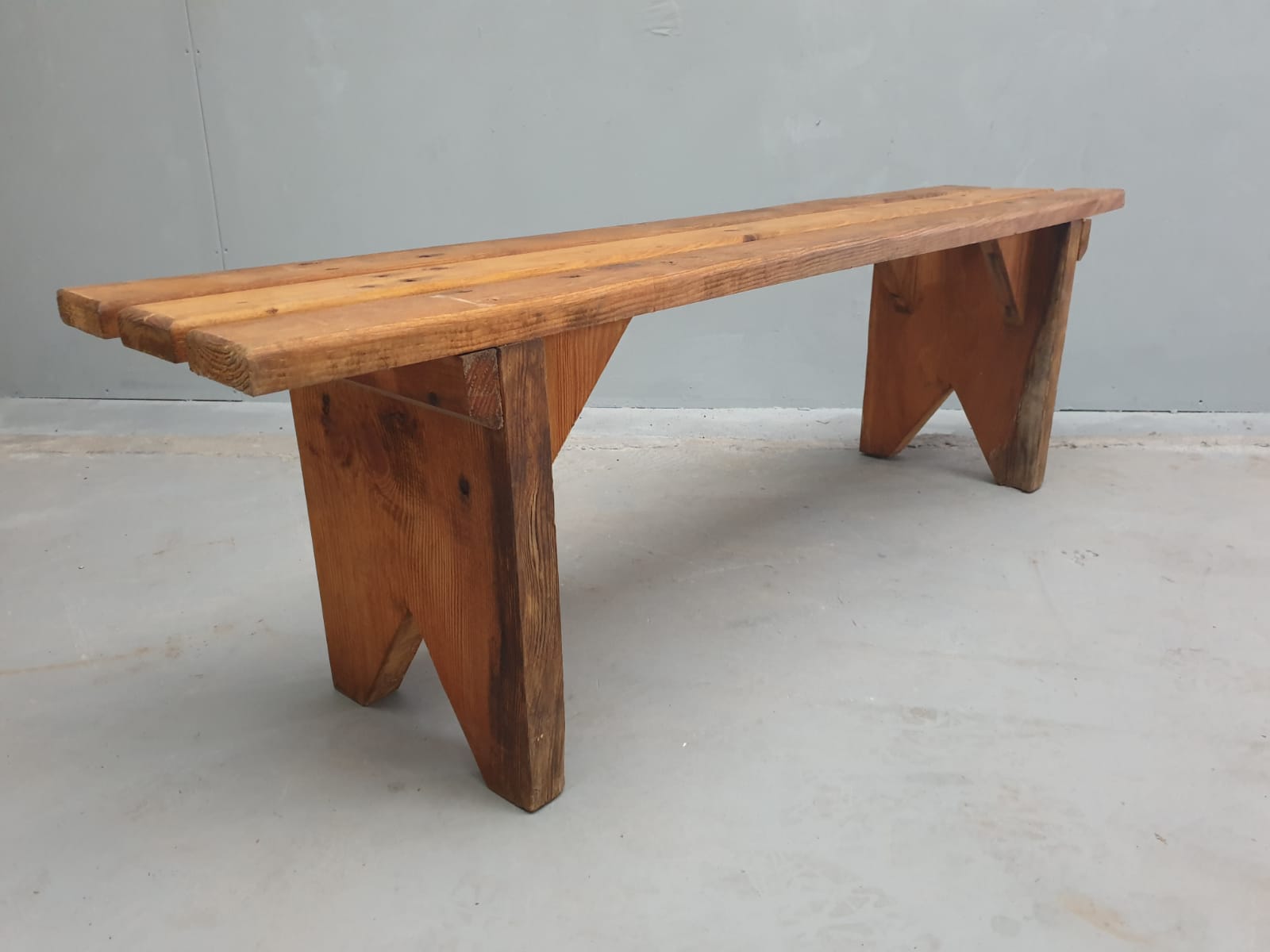 Antique wooden bench