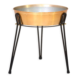Vintage metal planter