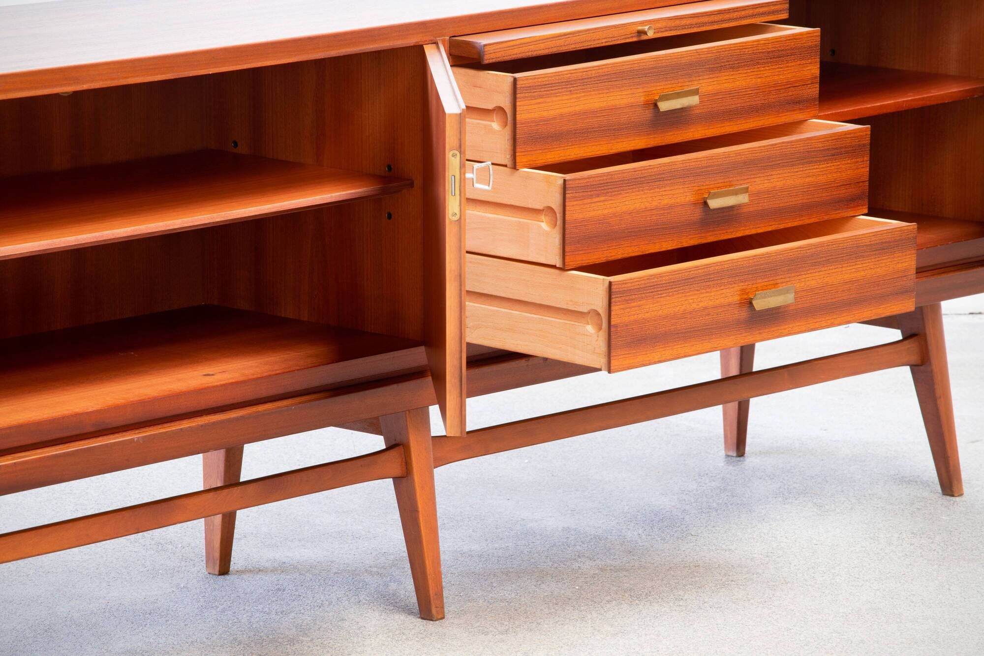 Scandinavian sideboard by Behr Mobel Wendlingen 1960