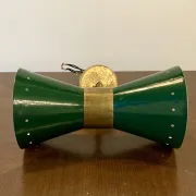 Vintage wall lamp "Diabolo" – 1950s style - green