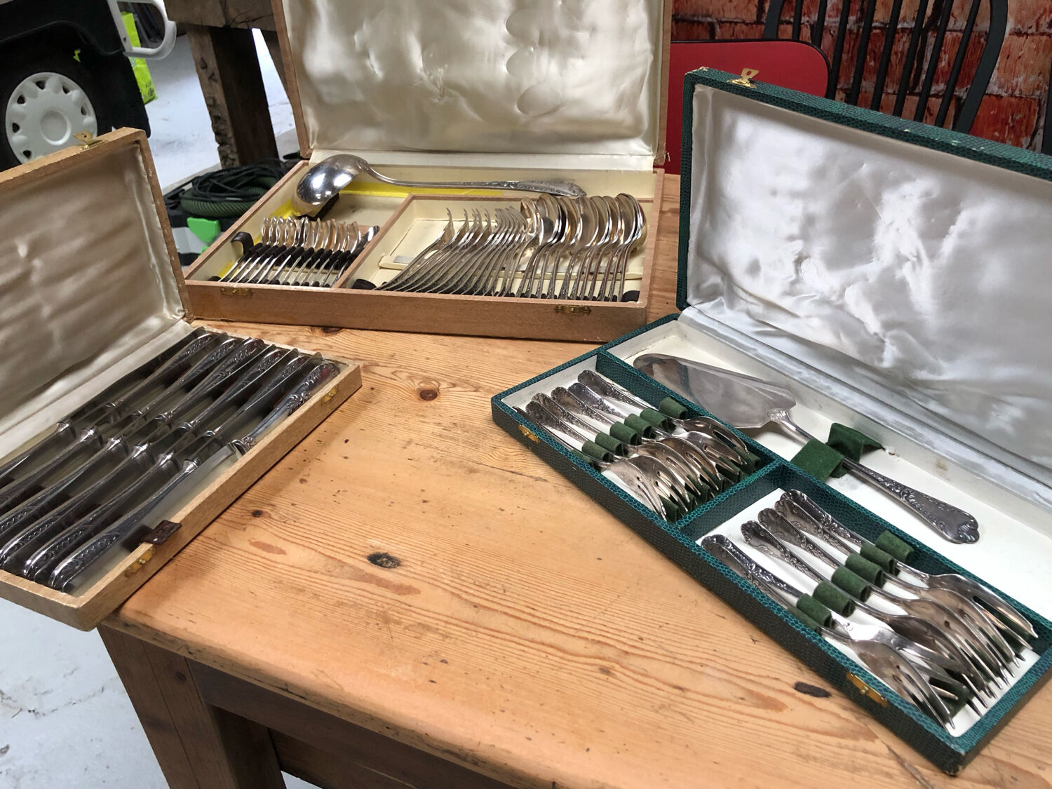 Silver cutlery Goldsmith Frionnet