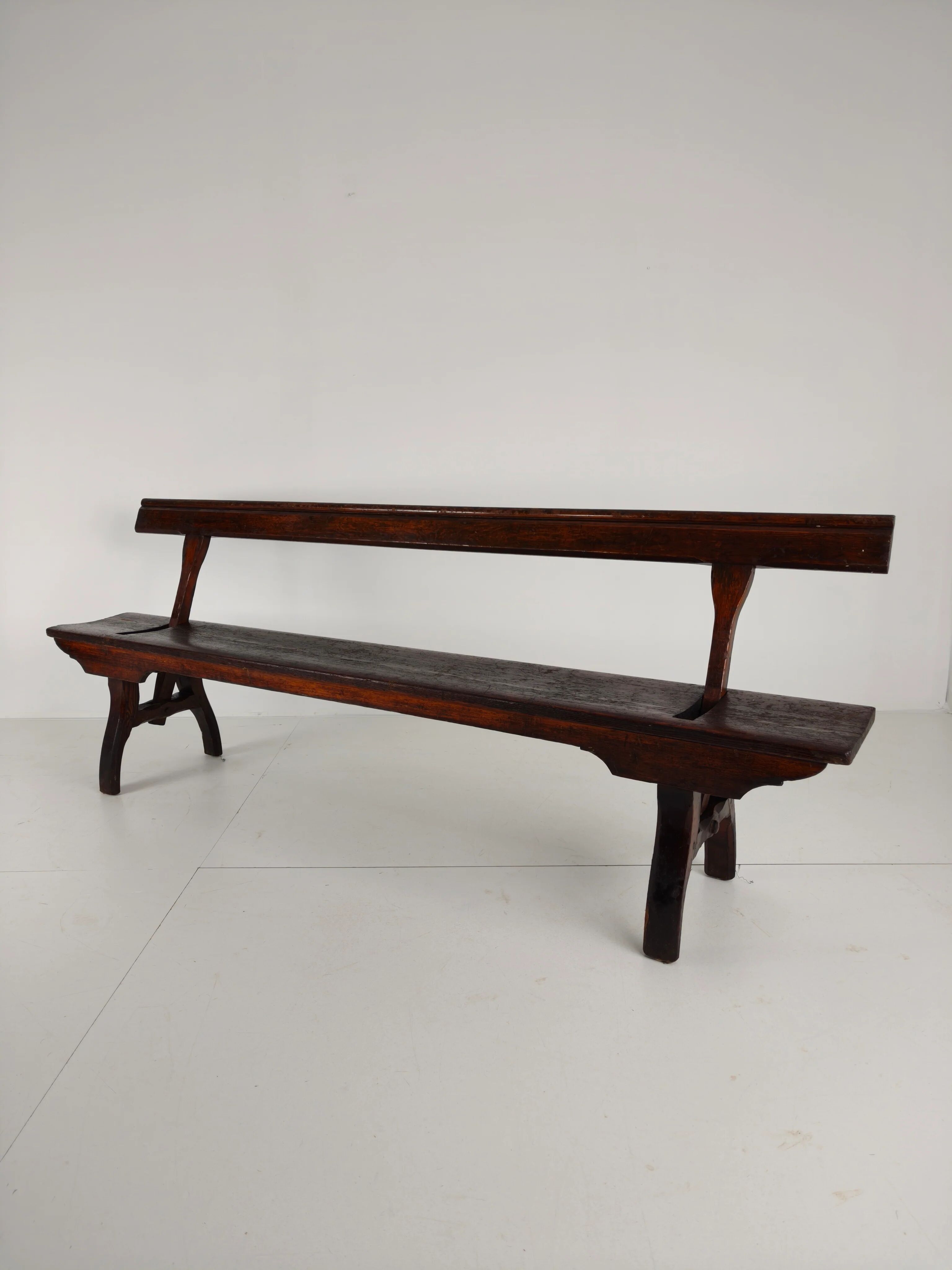 Victorian pitch pine railway bench – Halstead’s Makers, Todmorden