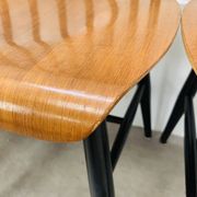 6 chaises Fanett par Ilmari Tapiovaara, scandinave, années 60