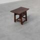 17th Century Spanish Oak Side Table with Drawer in Wabi Sabi Style