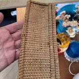 Wicker rattan basket