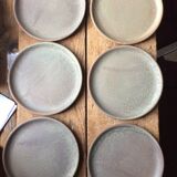 Set of 12 large and 11 small sandstone plates