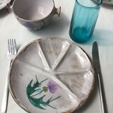 Bowl Vallauris décor thistles diameter 13cm