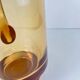 Amber blown glass jug/pitcher