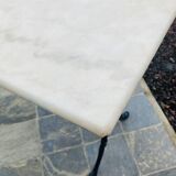 Table bistrot in carrara marble