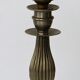 Silver metal lamp foot