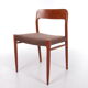 6 chaises de salle à manger Niels Moller modèle 75 Danemark 1960