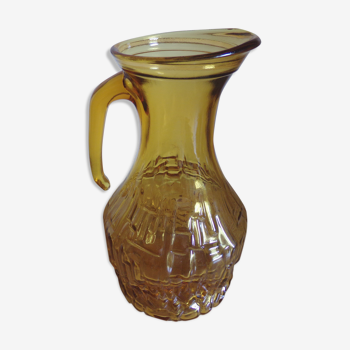 Carafe pichet couleur ambrée