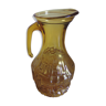 Amber-colored pitcher decanter