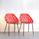 Pair of shell chairs by Pierre Guariche for Meurop 1960s