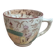 Antique ironstone cup from Sarreguemines, Kyoto polychrome model.