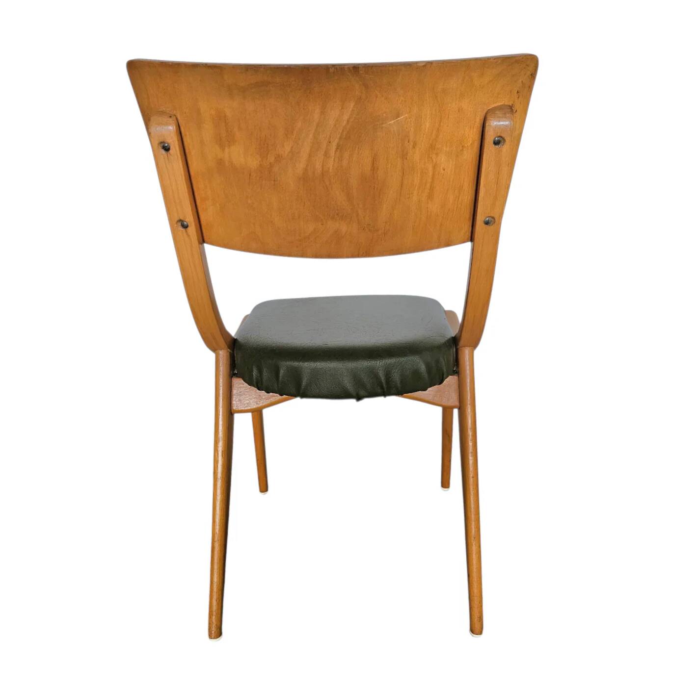 4 x Wooden Dining Benchairs 136 / Chairs by Stol Kamnik / 1960s / Slovenia