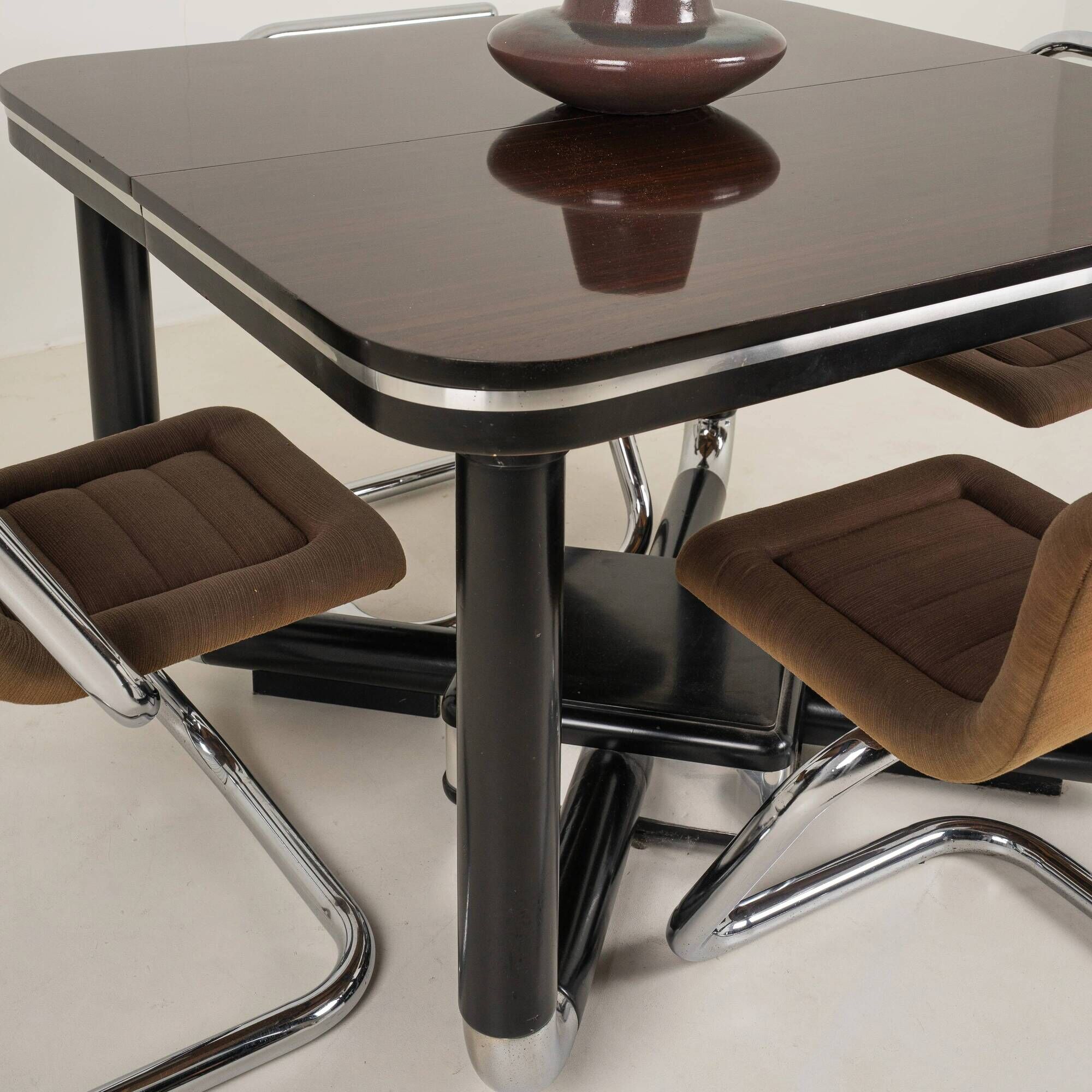 1980s ROBUST WOODEN TABLE