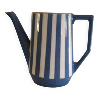 Art deco Faience Sarreguemines coffee maker, FoxTrott model