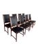 Torbjørn Afdal model "darby" rosewood dinning chairs