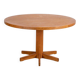 Round pine dining table, 1983