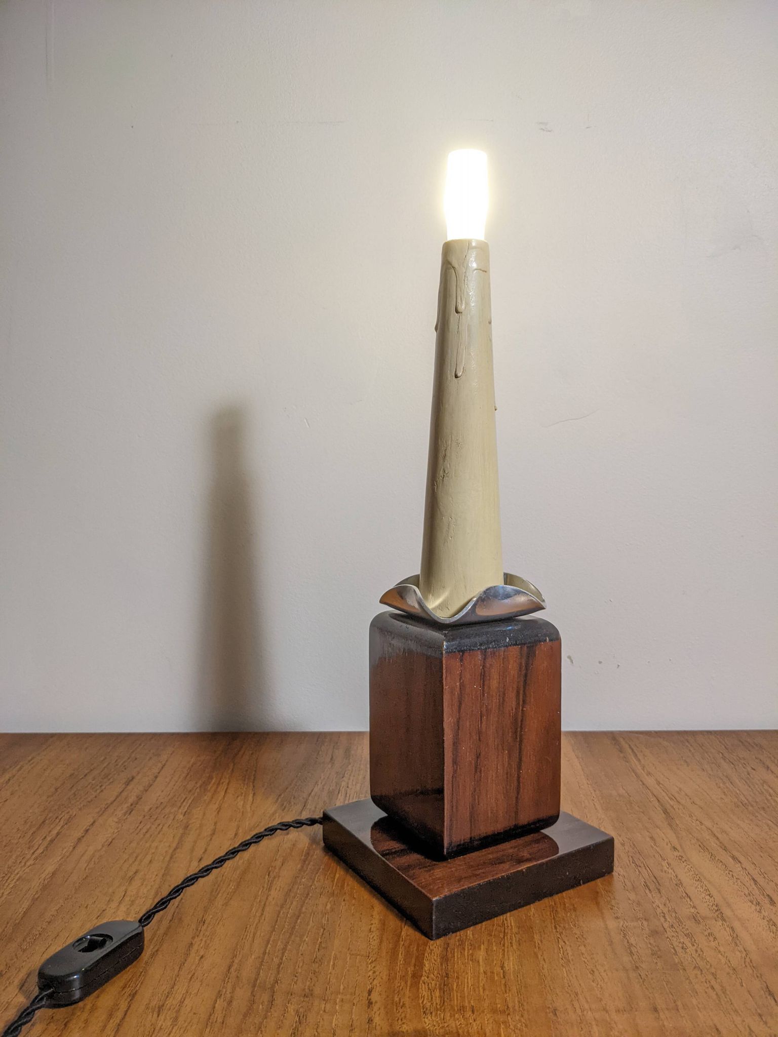 Two Art Deco night lights by Louis Prodhon 1930