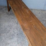 Bench 120 cm old solid wood with patina