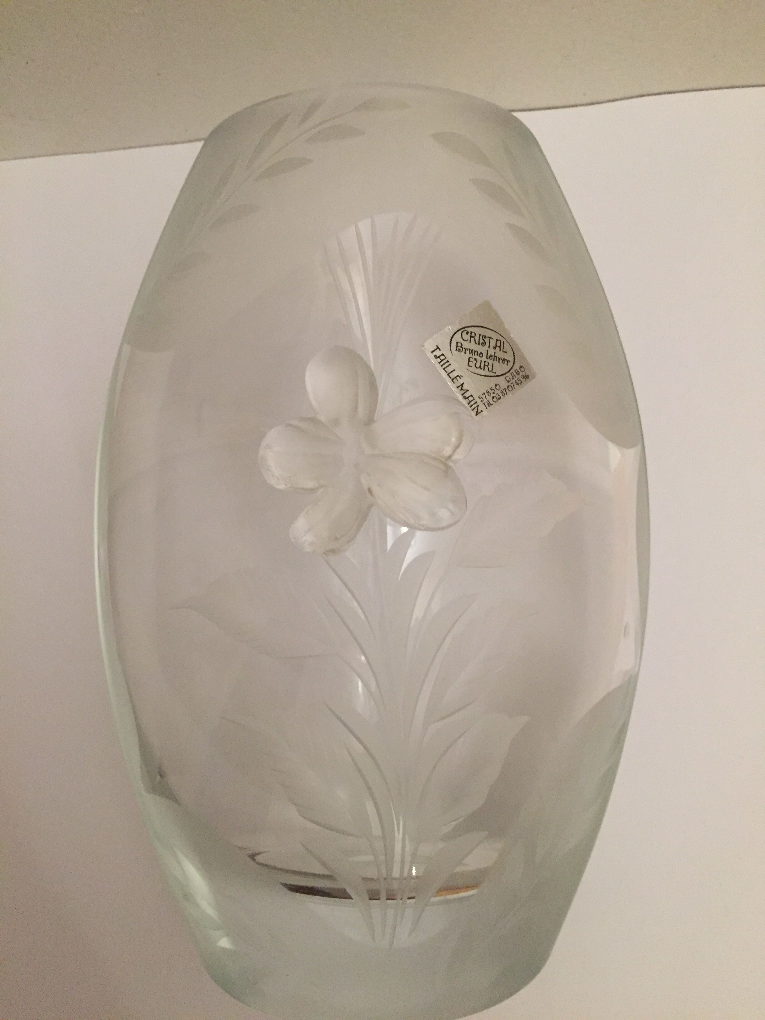 Vase en cristal