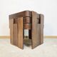 1970s Meblo Frattini Nesting Tables with Smoked Glass