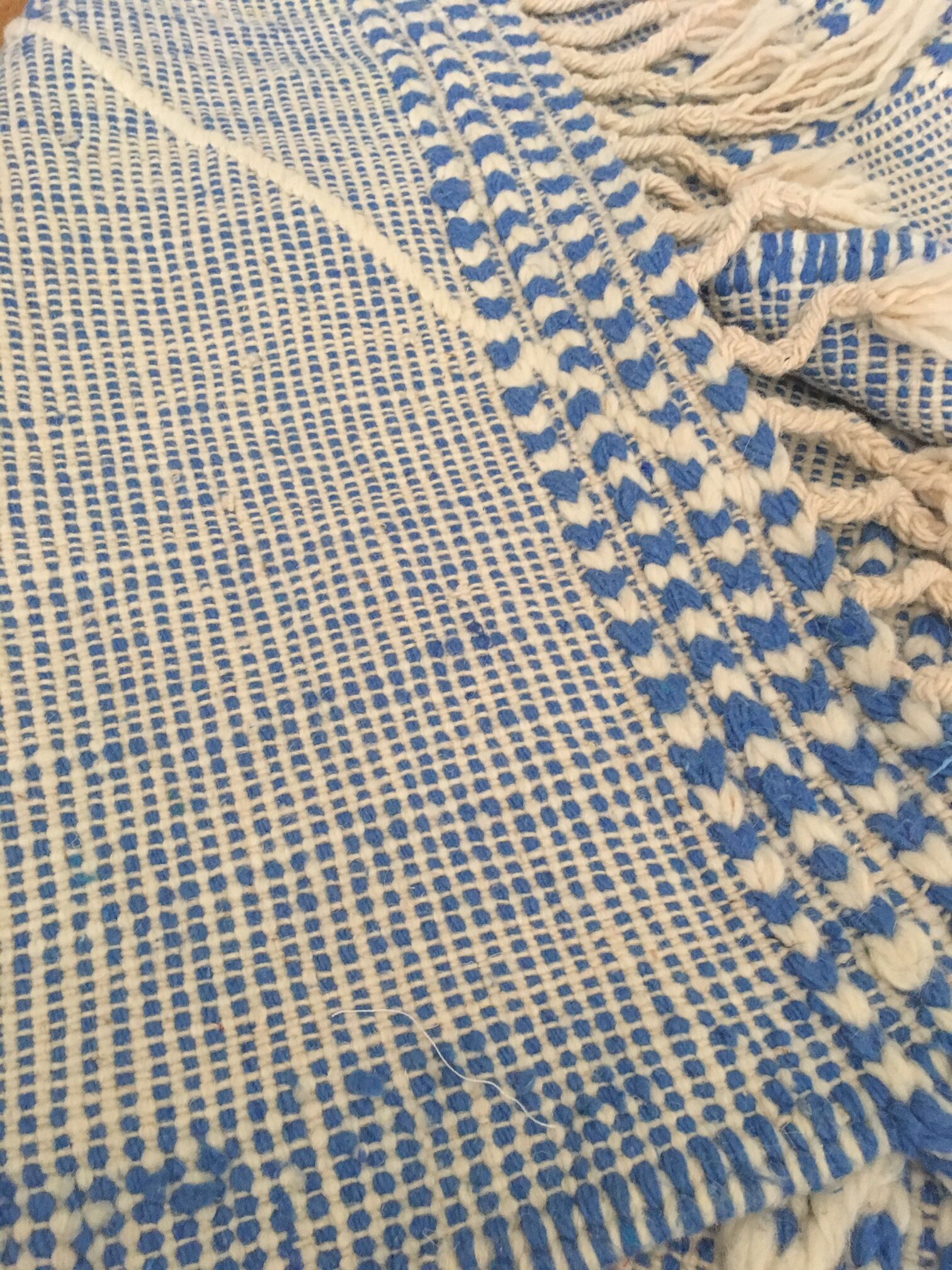 Kilim zanafi blue carpet  - 153x112cm