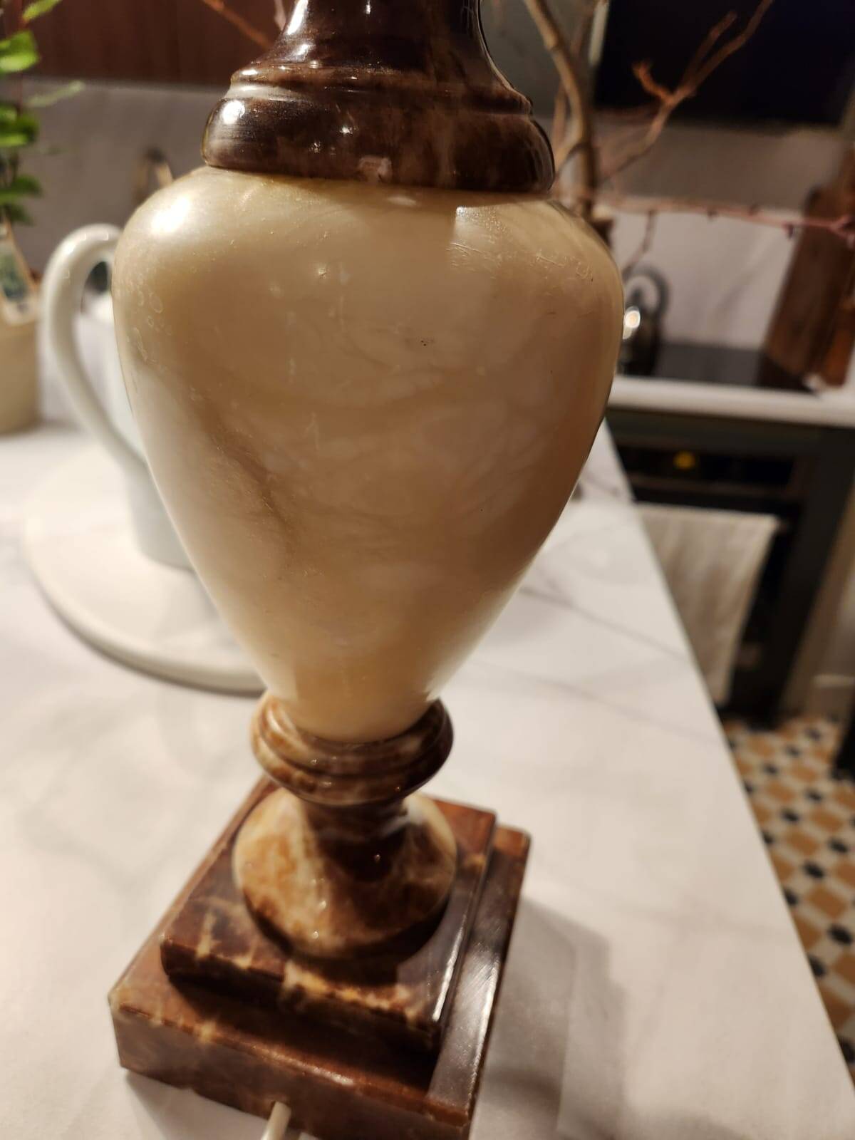 marble lamp