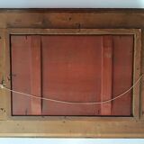 Hermann solbrig (1853-1942) painting, oil on panel, shepherdess and her troupe