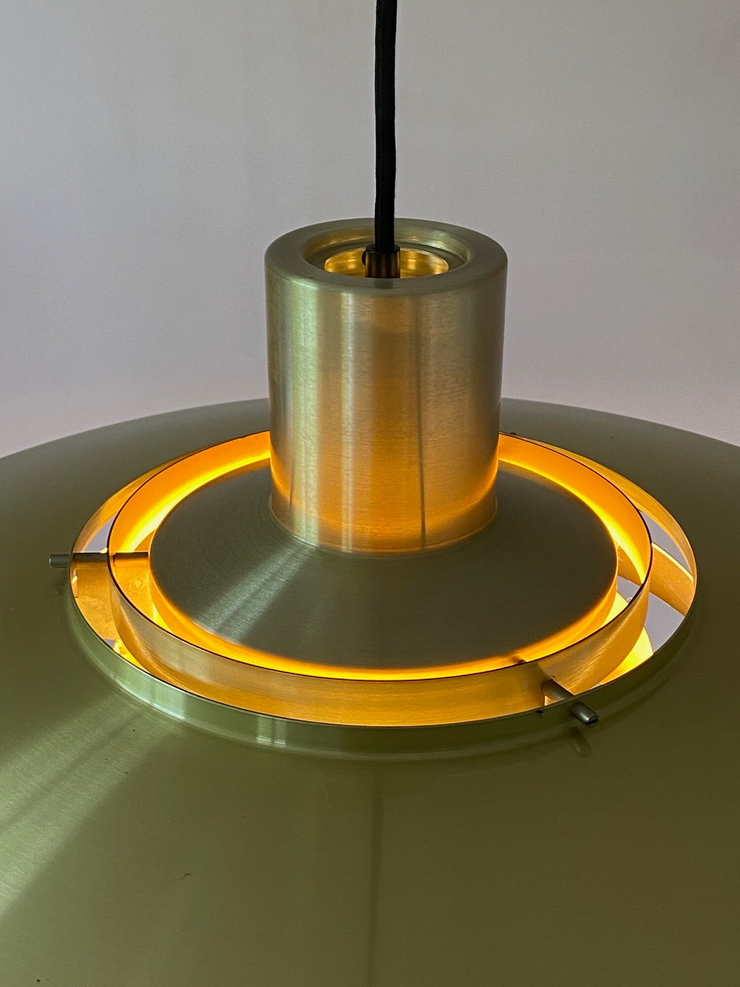 Brass Preben Fabricius & Jørgen Kastholm Pendant Lamp by Nordisk Solar Denmark
