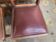 6 Art Deco period chairs in mahogany and leather
