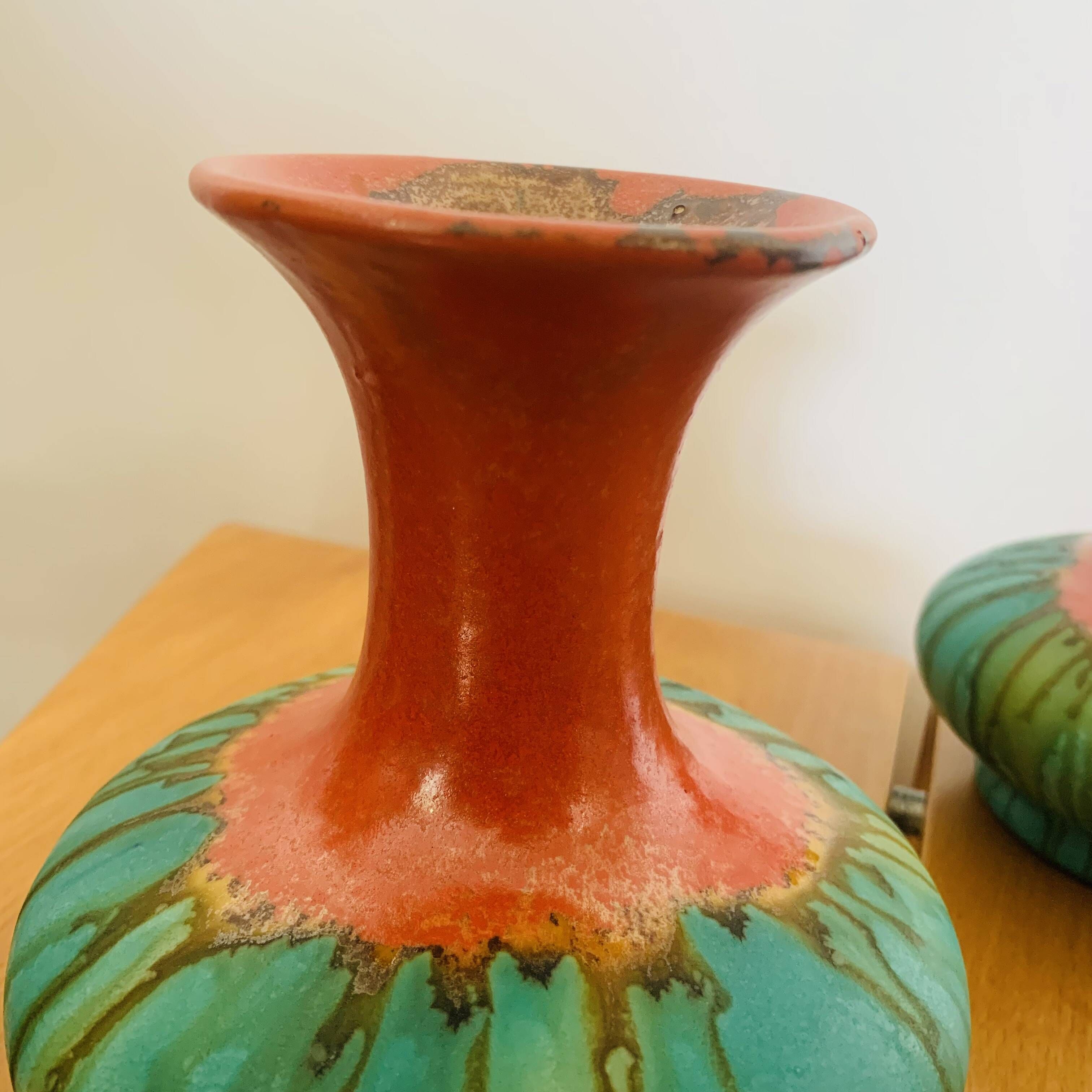 Paire de vases vintage West Germany