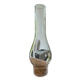 Glass chimney for oil lamp