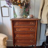 Commode en chiffonnière style Louis XVI