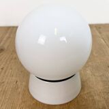 Lustre en porcelaine blanche vintage, années 1970