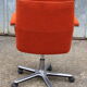 Fauteuil vintage piétement en alu des années 70