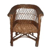 Wicker child fauteuril