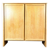 Vintage Belgian oak cabinet, 1970s